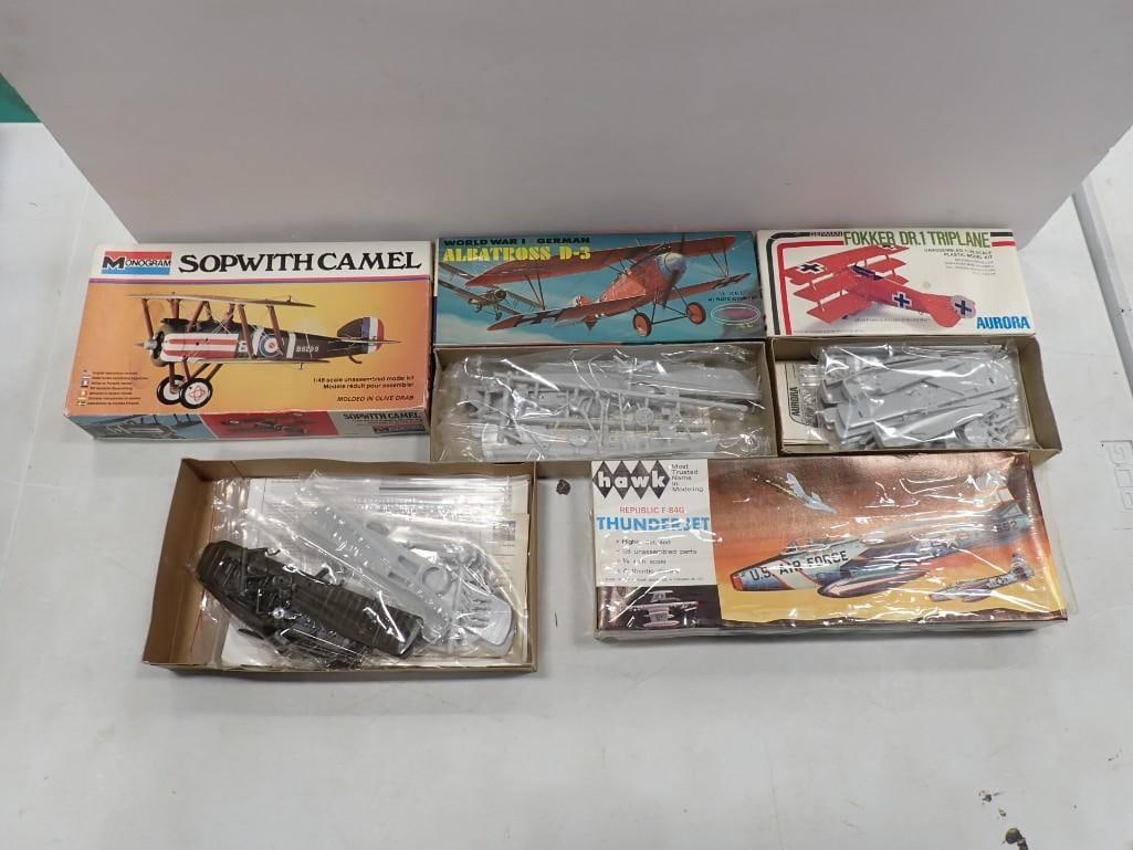 Lot of 4 Model Airplane Kits (1 of 10)