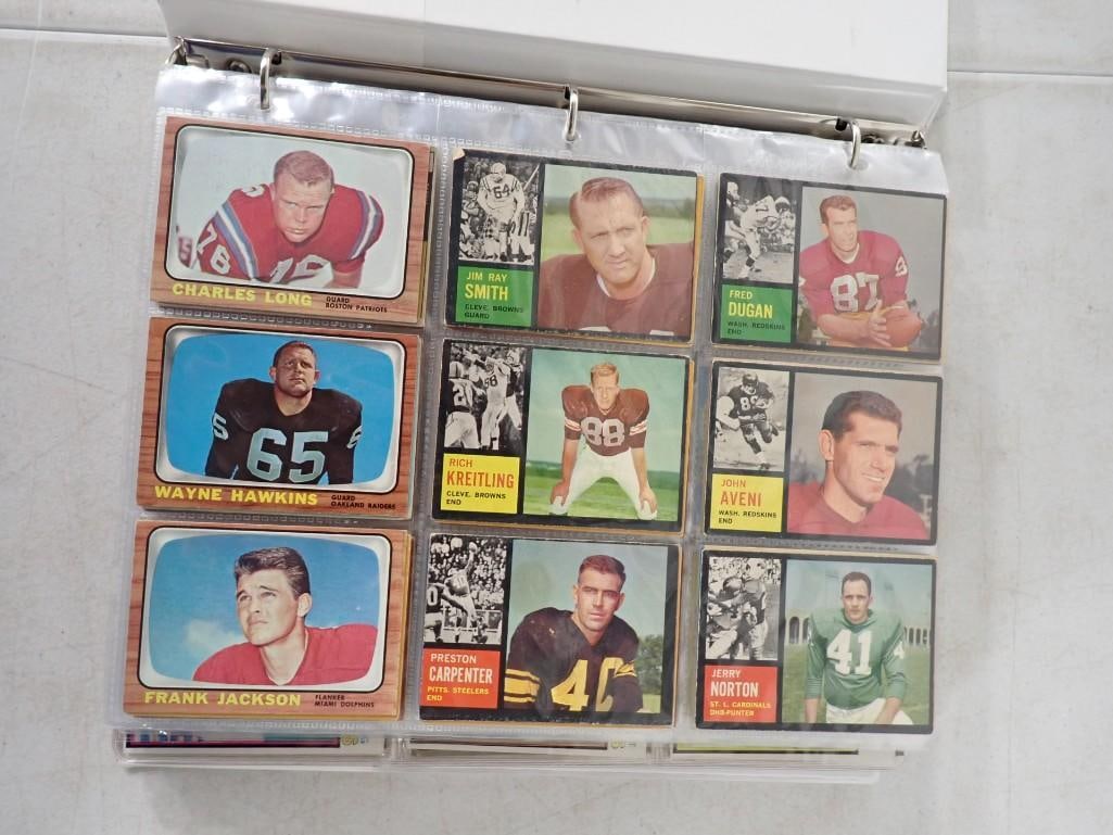 Binder of 450+ Football Cards from the 1960's and 1970's: Binder of 450+ Football Cards from the 1960's and 1970's All pictures are considered part of the description and should be examined carefully by bidders. Live Auctioneers is now offering L