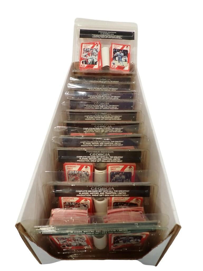 10 Sealed Sets of Georgia Bulldogs Premier Edition 200-card football cards (1 of 7)