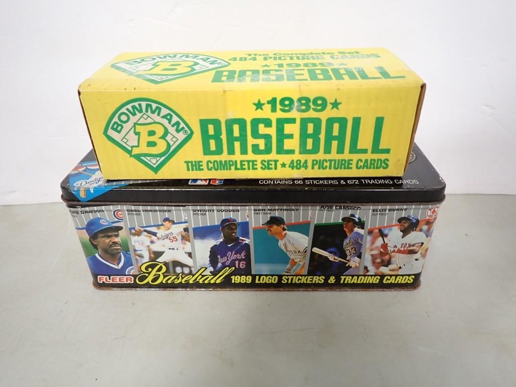 Set of Bowman and Fleer Baseball Cards from 1989 (1 of 10)