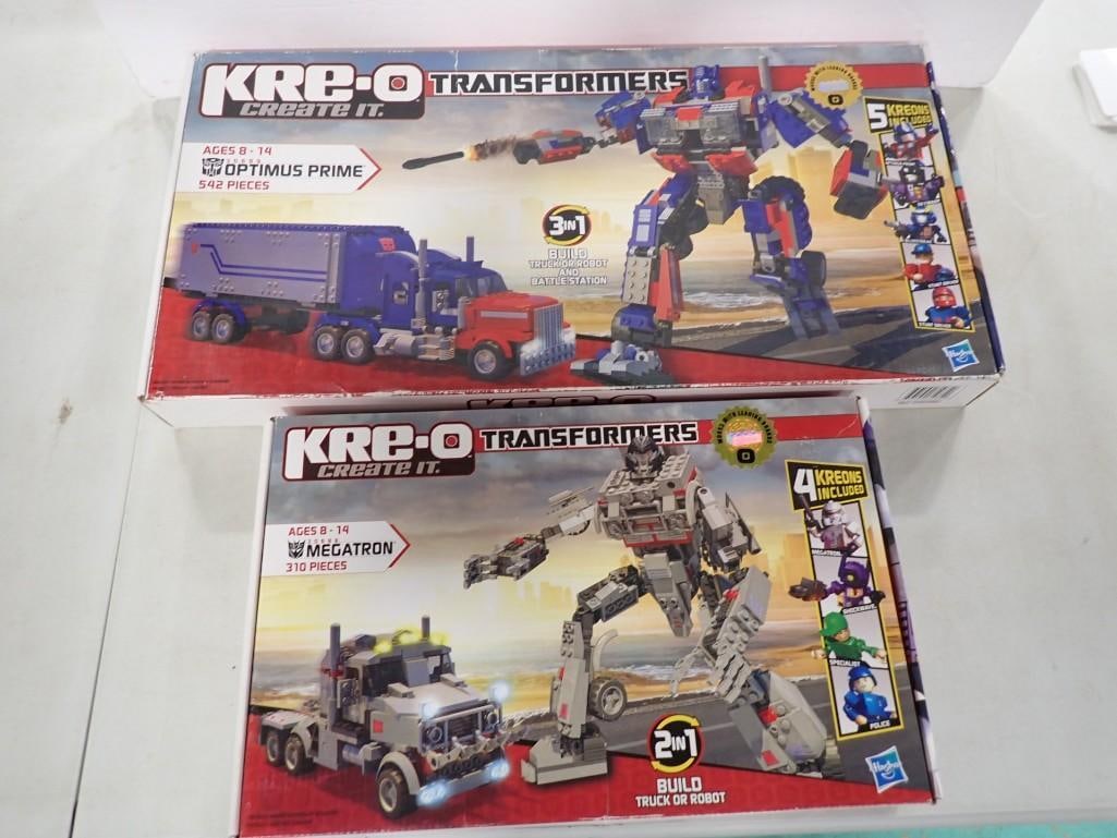 Hasbro Kre-O Transformers Optimus Prime Building Set and Megatron Building Set - Similar to Lego (1 of 8)