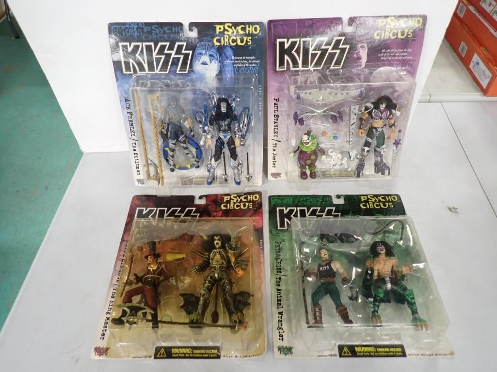 New in Package Kiss Psycho Circus Action Figures - set of 4 (1 of 6)
