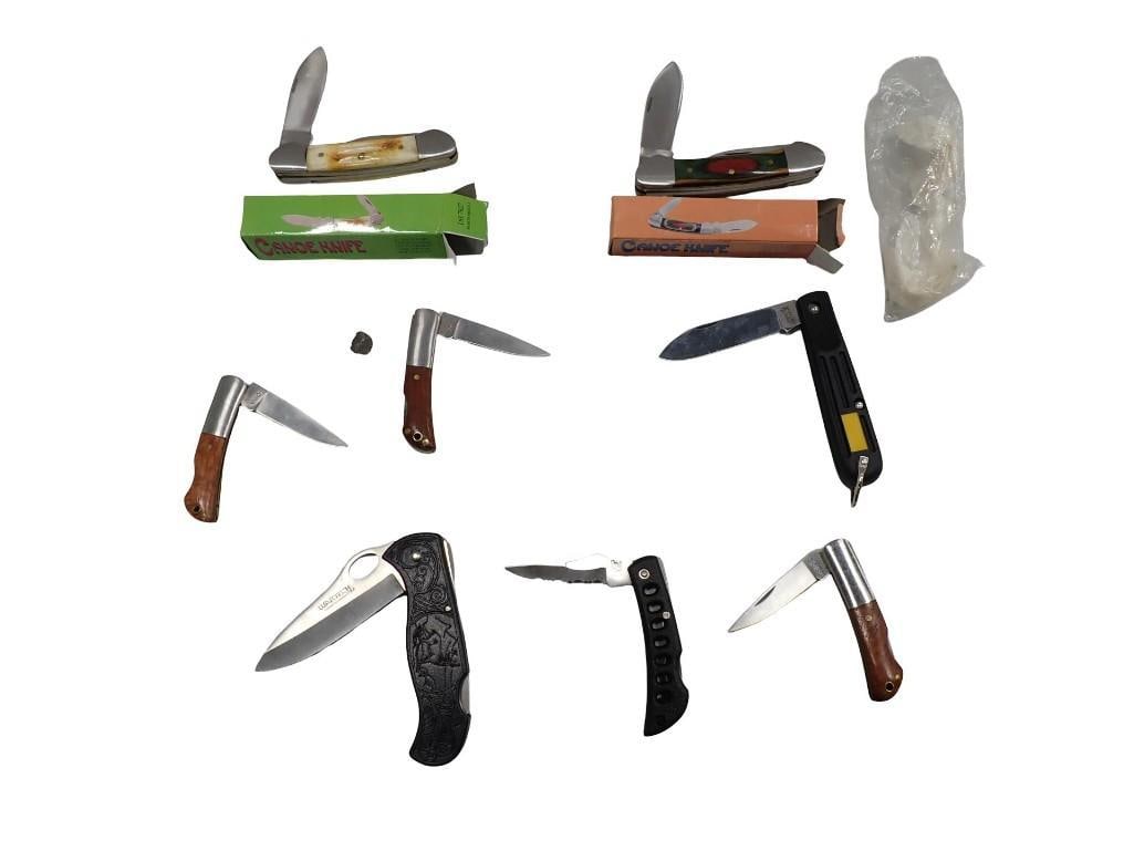Lot of Pocket Knives incl Canoe Knives, Etc (1 of 13)