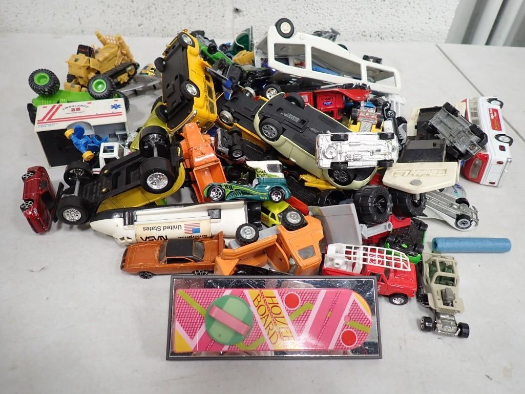 Lot of Toy Cars and Vehicles incl 1:5 Scale Replica of a Back to the Future Part II Hoverboard, etc (1 of 13)