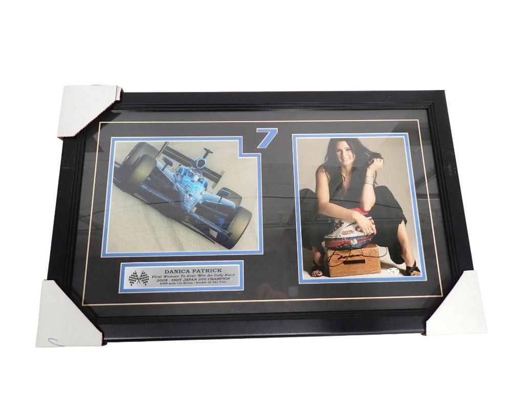 Danica Patrick Autographed Framed Plaque with COA (1 of 8)