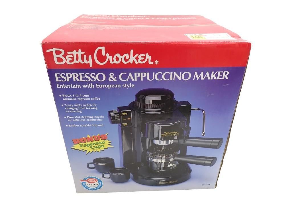 Betty Crocker Espresso & Cappuccino Maker in Original Box (1 of 6)