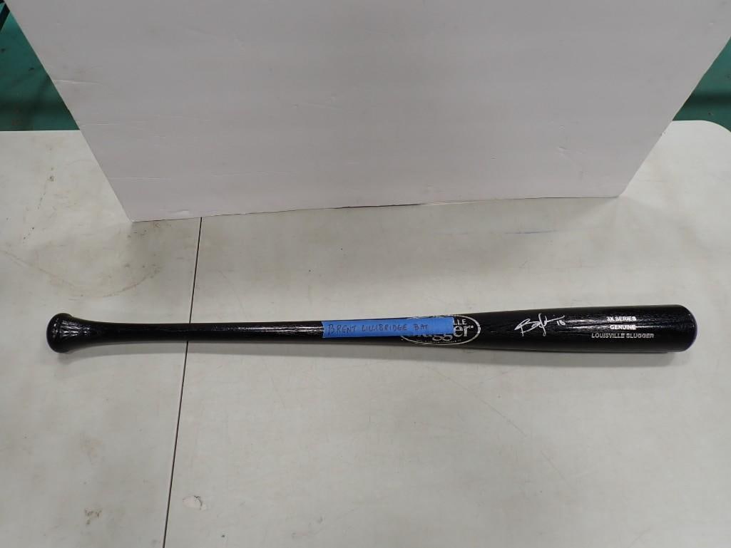 Brett Lillibridge Autographed Louisville Slugger Baseball Bat - No COA: Brett Lillibridge Autographed Louisville Slugger Baseball Bat - No COA All pictures are considered part of the description and should be examined carefully by bidders. Live Auctioneers is now offering