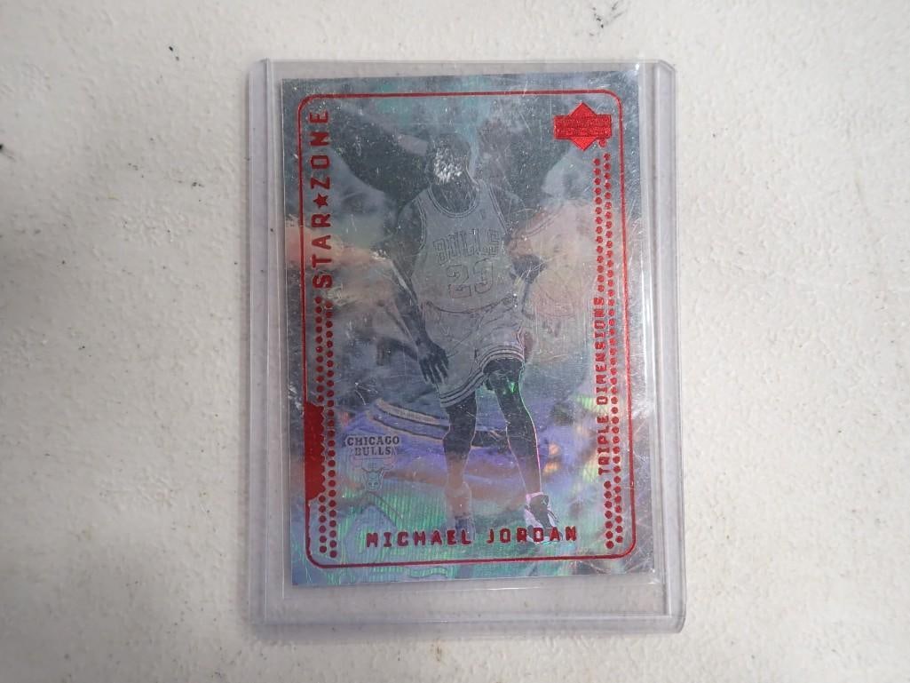 Michael Jordan 2004 Upper Deck Star Zone Sample basketball card (1 of 10)