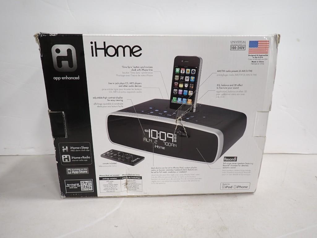 iHome Alarm Clock iPod / iPhone Dock - new in open box (1 of 8)