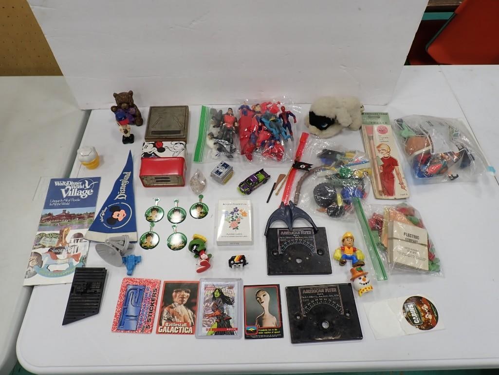 Smalls Lot including Harry Potter, American Flyer, Walt Disney, Collector Cards, Vintage, Action Fig (1 of 20)