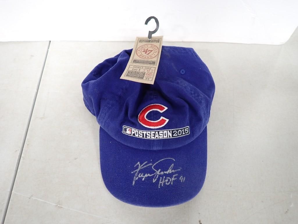 Chicago Cubs Fergie Jenkins Autographed Baseball Hat with JSA COA (1 of 6)
