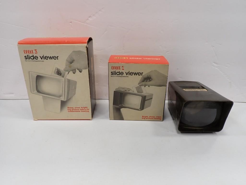 Vintage Orbit 2 and Orbit 3 Slide Viewers with original boxes (1 of 13)