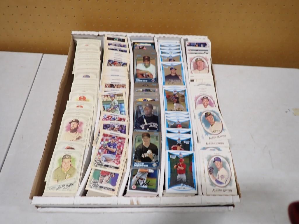 Large Flat full of sports cards including baseball (1 of 9)