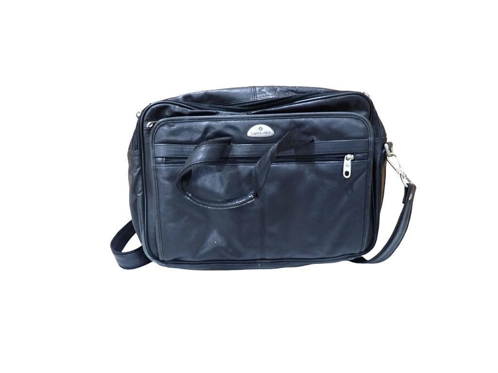 Samsonite Leather Laptop Bag or Brief Case (1 of 8)