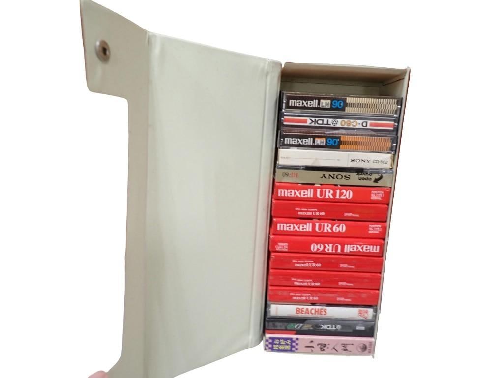 Vintage Audio Cassettes with a Lark Cigarettes Advertising Case for the Cassette Tapes (1 of 6)
