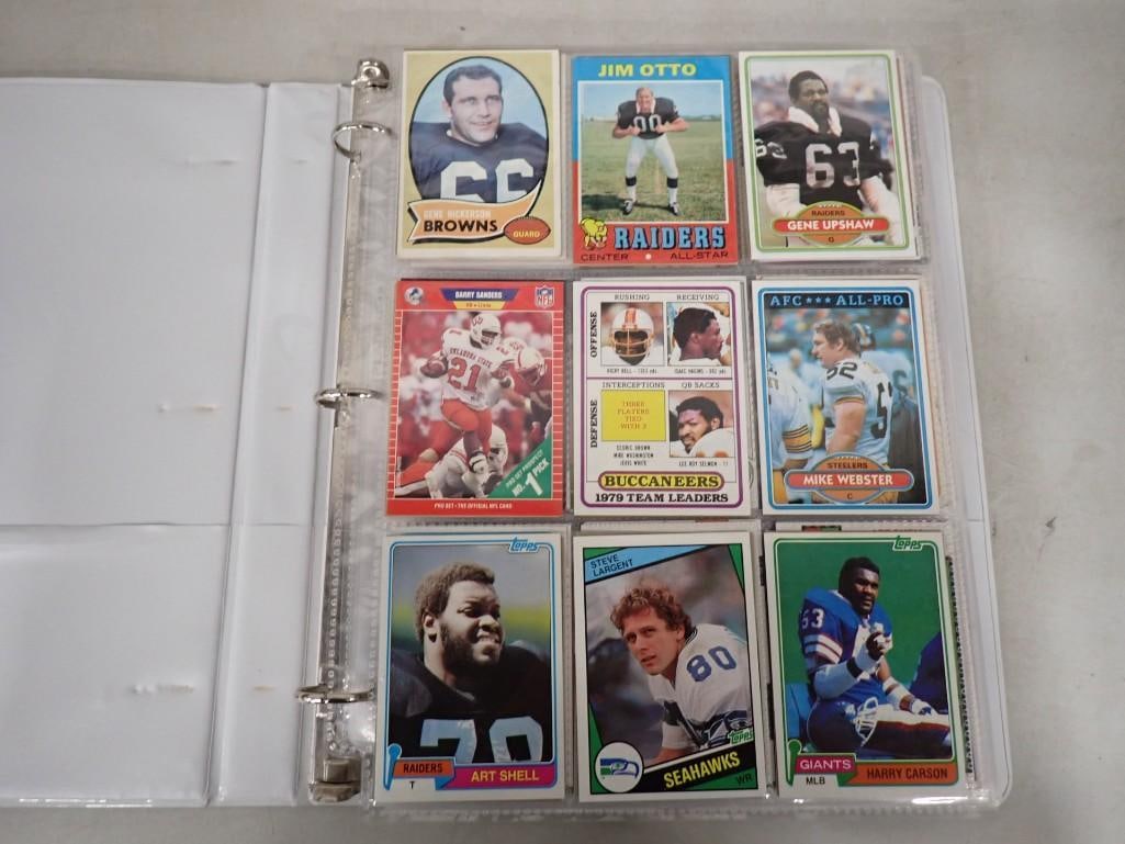 Binder of roughly 300 Football Cards - all Hall of Fame including Dan Marino, Joe Montana, Manning, (1 of 11)