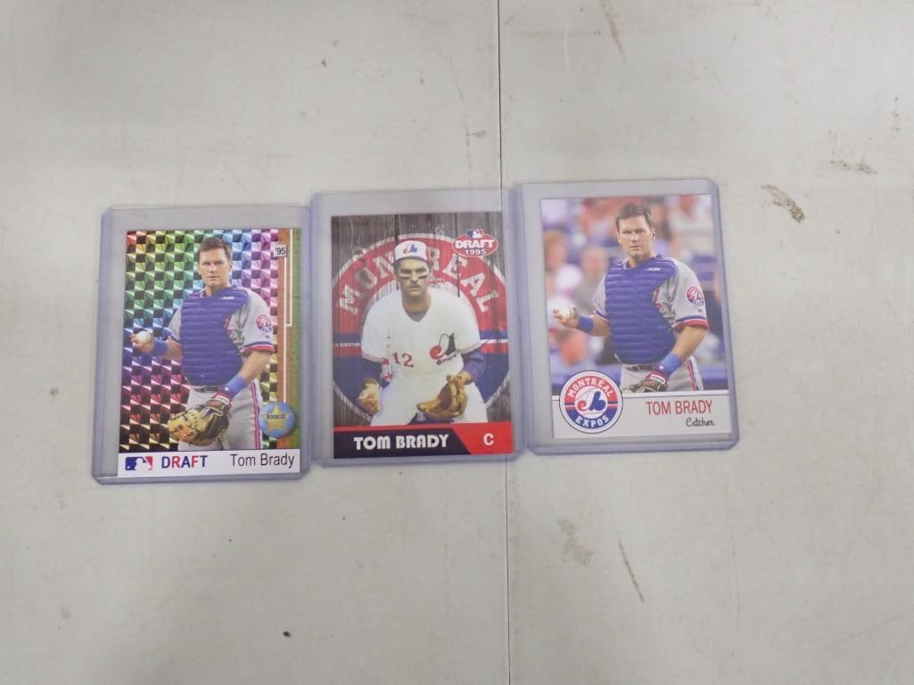 Tom Brady Baseball Cards (1 of 3)