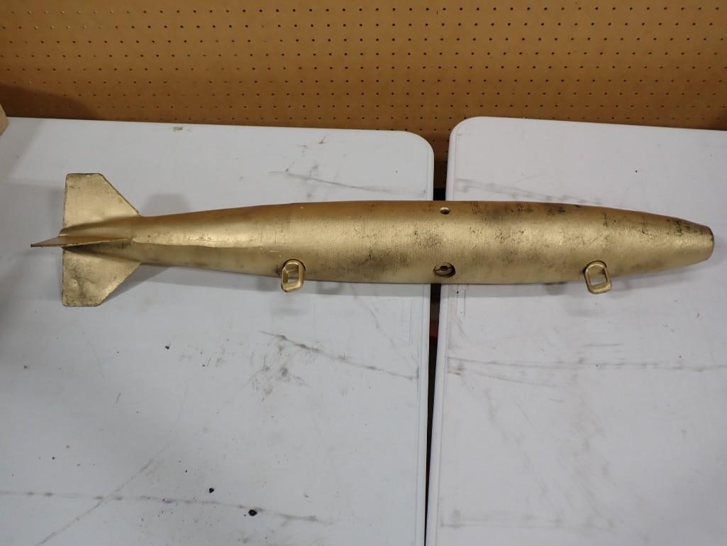 Vintage Navy Torpedo Replica - this is extremely heavy! (1 of 6)