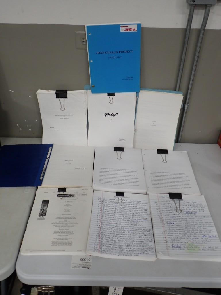 Movie or TV Show Scripts, Notes, etc. Including Joan Cusack Project, Thief, Steven Spielberg, etc (1 of 9)
