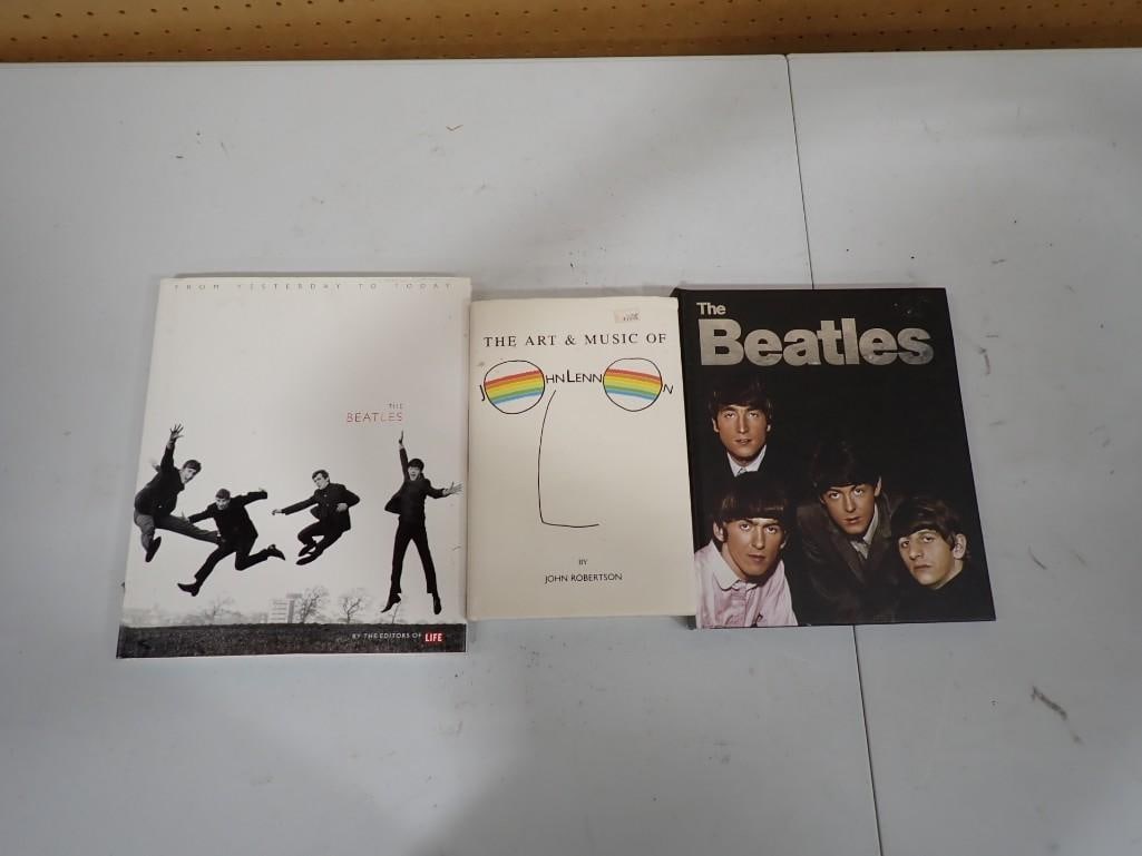 The Beatles Book Lot including The Art & Music of John Lennon, From Yesterday to Today, The Beatles (1 of 10)