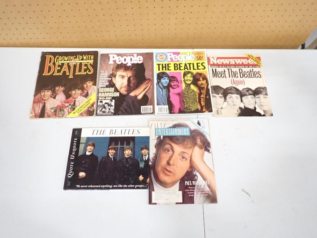 The Beatles Lot including Growing up with the Beatles, People Magazines, Newsweek, Quote Unquote, et: The Beatles Lot including Growing up with the Beatles, People Magazines, Newsweek, Quote Unquote, etc All pictures are considered part of the description and should be examined carefully by bidders. L