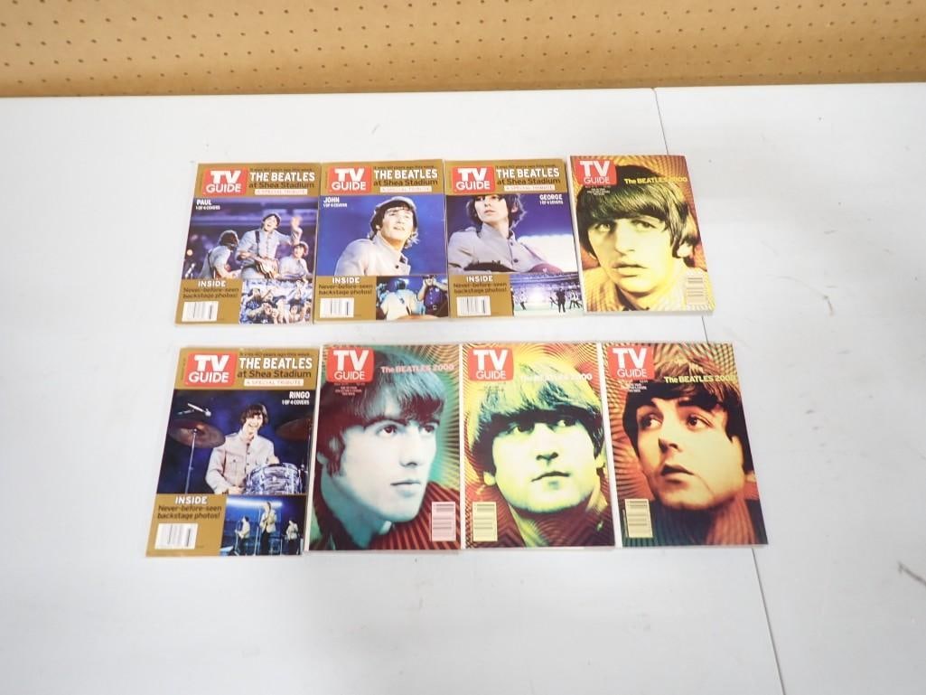 Lot of TV Guide Magazines featuring the Beatles (1 of 7)