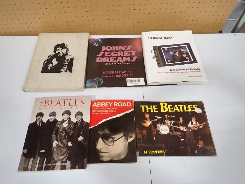 Beatles Book lot including John's Secret Dreams, The Beatles Unseen, Unseen Archives, Abbey Road, 24: Beatles Book lot including John's Secret Dreams, The Beatles Unseen, Unseen Archives, Abbey Road, 24 Posters, Linda McCartney's Pictures All pictures are considered part of the description and