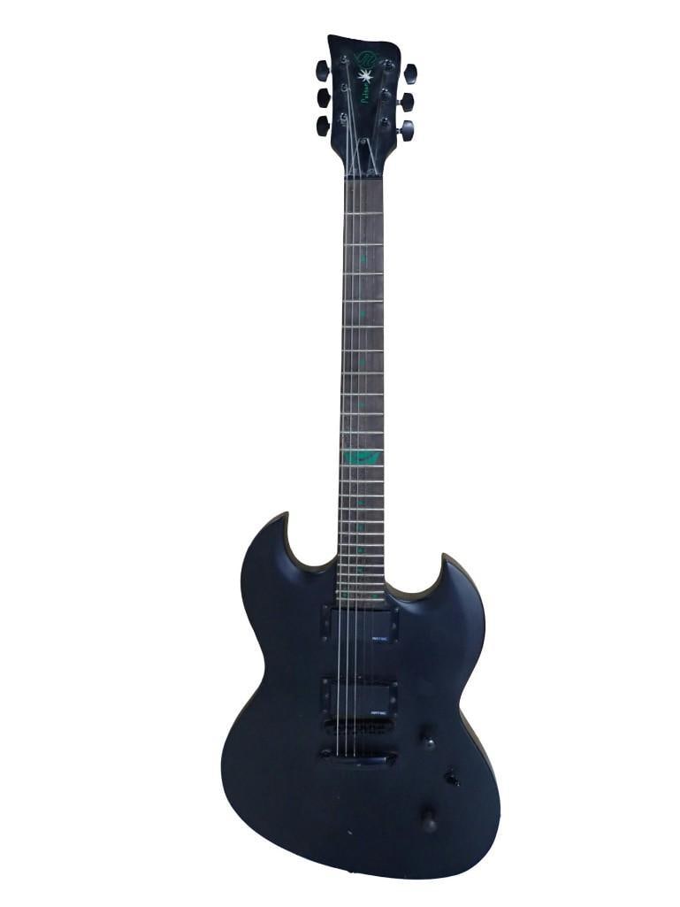 VGS Poison Satin Black Electric Guitar (1 of 9)
