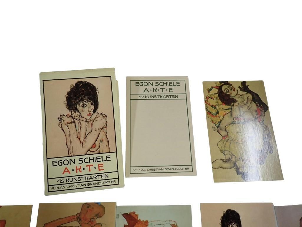 Egon Schiele Expressionist Risque artwork Postcard Prints - 3