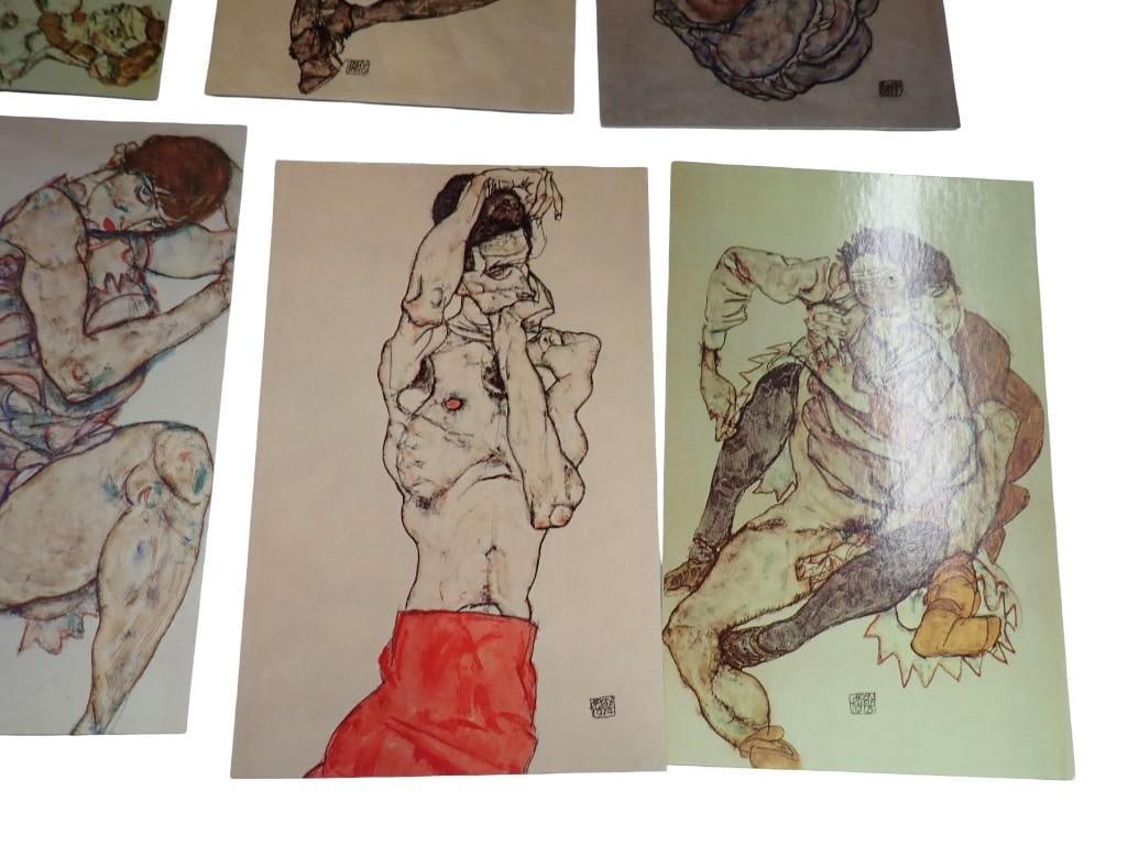 Egon Schiele Expressionist Risque artwork Postcard Prints - 7