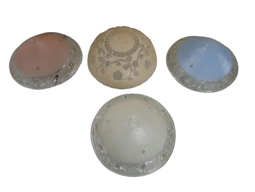 Antique Colored Glass for Light Fixtures (1 of 11)