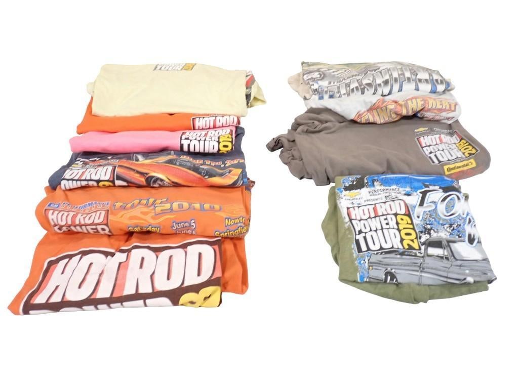Lot of Hot Rod Power Tour T-Shirts (1 of 8)