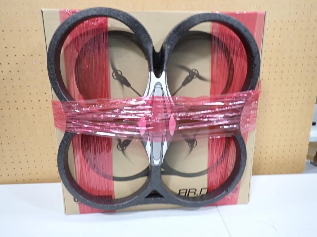 Parrot Air Base Quadricopter Drone: Parrot Air Base Quadricopter Drone All pictures are considered part of the description and should be examined carefully by bidders. Live Auctioneers is now offering Live Shipping through them. This is