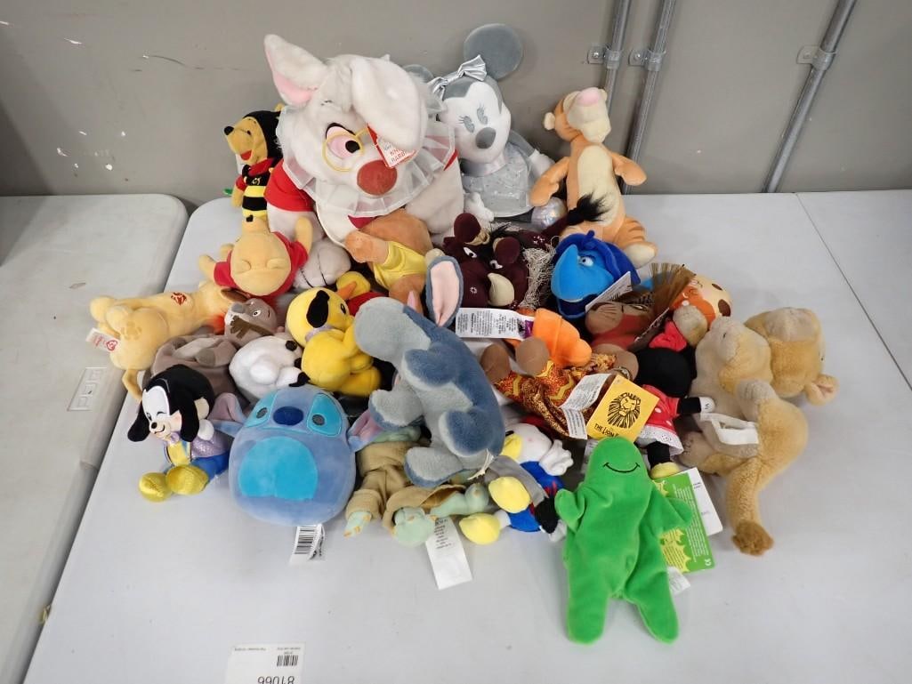 Plush Lot including Walt Disney, Alice In Wonderland Rabbit, Winnie the Pooh, etc (1 of 16)