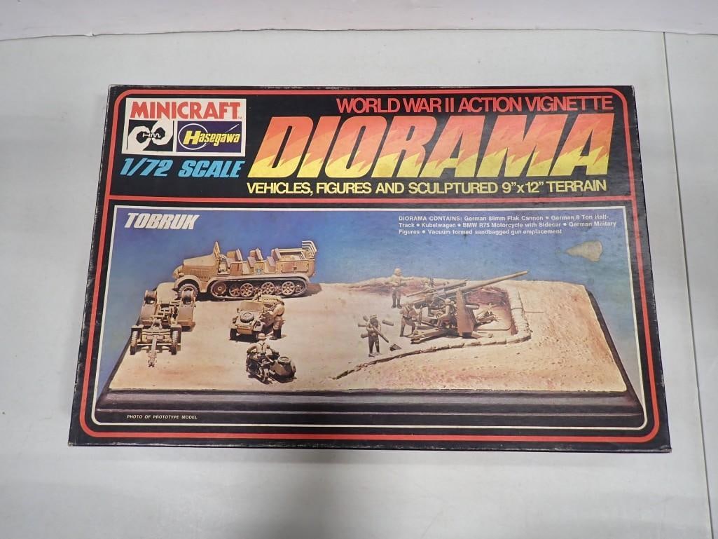 Minicraft Hasegawa 1/72 Scale WWII Diorama Tobruk Model Kit Set (1 of 10)