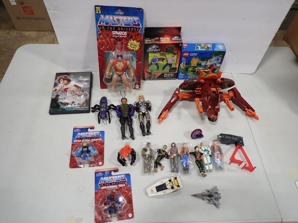 Toy Lot including Masters of the Universe, Jurassic World, Lego, Action Figures, Clash of the Titans (1 of 15)
