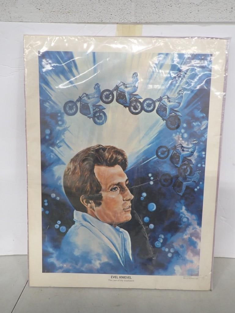 Evel Knievel The Last of the Gladiators 1970's Print (1 of 6)