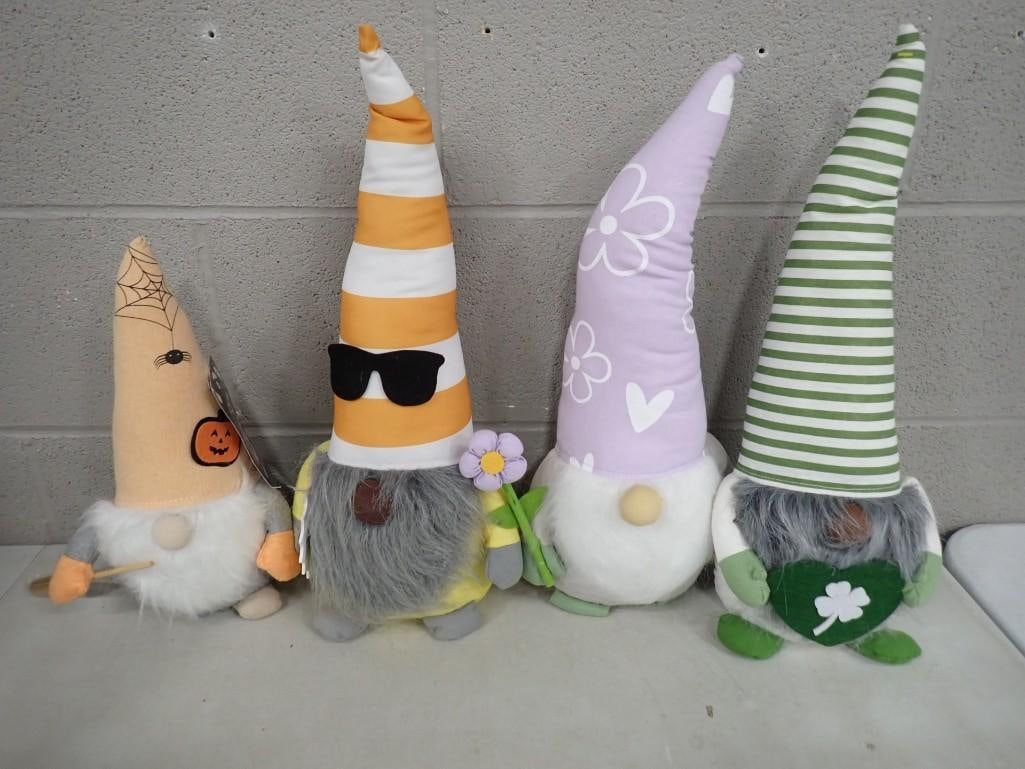 Lot of 4 Gnomes including Summer, St. Patrick's Day, Halloween, Spring (1 of 7)
