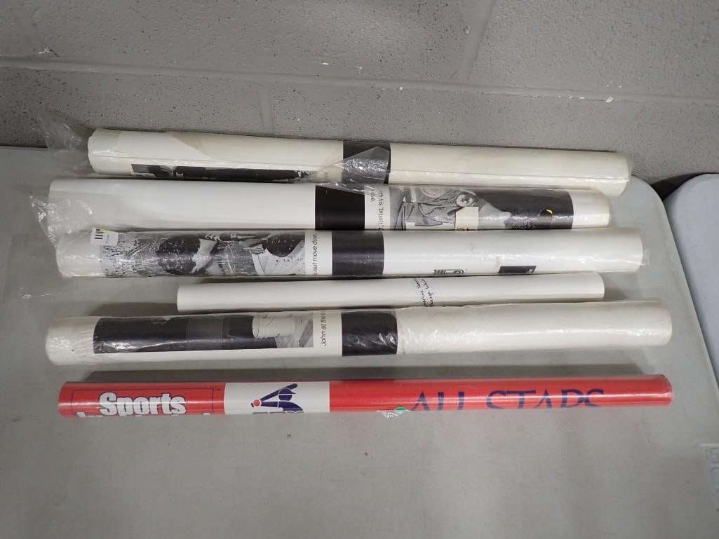 Lot of Posters including Double Sided - Brett Favre, Drew Bledsoe, John Elway, Dan Marino, White Sox (1 of 8)