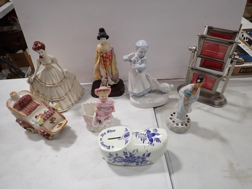 Collectibles Lot including Figurines, Porcelain, Asian Style, etc (1 of 20)