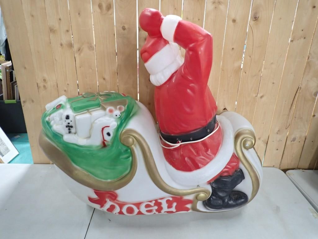 Vintage General Foam Plastics Santa in Sleigh blow mold (1 of 6)