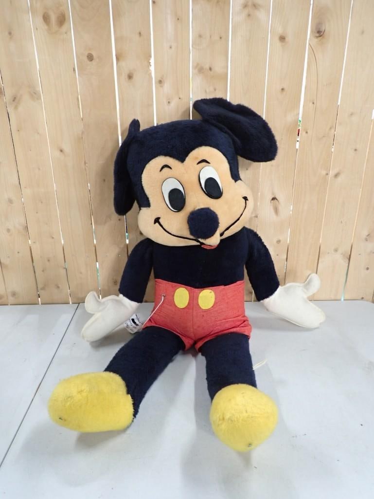 Vintage 1960's Walt Disney Mickey Mouse Doll - 36": Vintage 1960's Walt Disney Mickey Mouse Doll - 36" All pictures are considered part of the description and should be examined carefully by bidders. Live Auctioneers is now offering Live