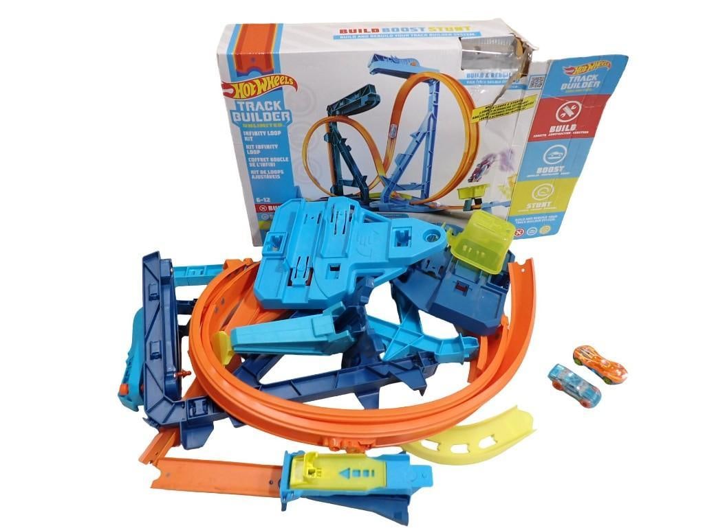 Hot Wheels Track Builder: Hot Wheels Track Builder Condition: unchecked for completeness. Includes everything shown in the pictures. All pictures are considered part of the description and should be examined 