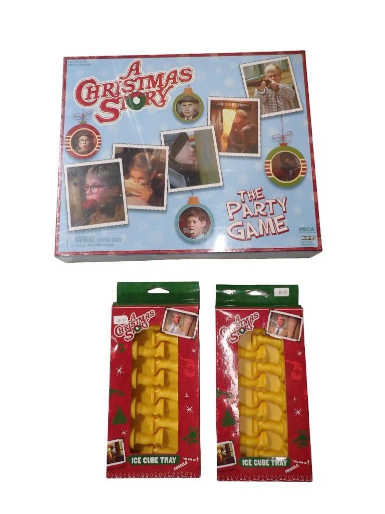 A Christmas Story The Party Game and 2 A Christmas Story Ice Cube Trays: A Christmas Story The Party Game and 2 A Christmas Story Ice Cube Trays. Condition: game is unchecked for completeness All pictures are considered part of the description and should be exa