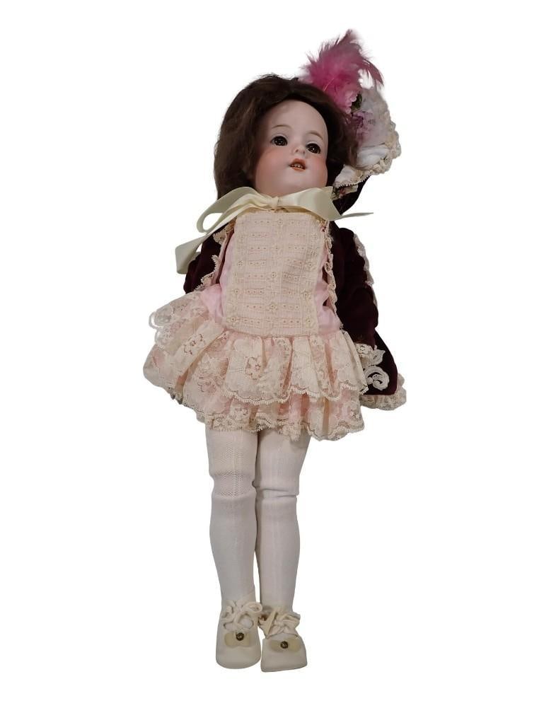 Antique German Armand Marseille Bisque and Composition Doll - roughly 19" (1 of 6)