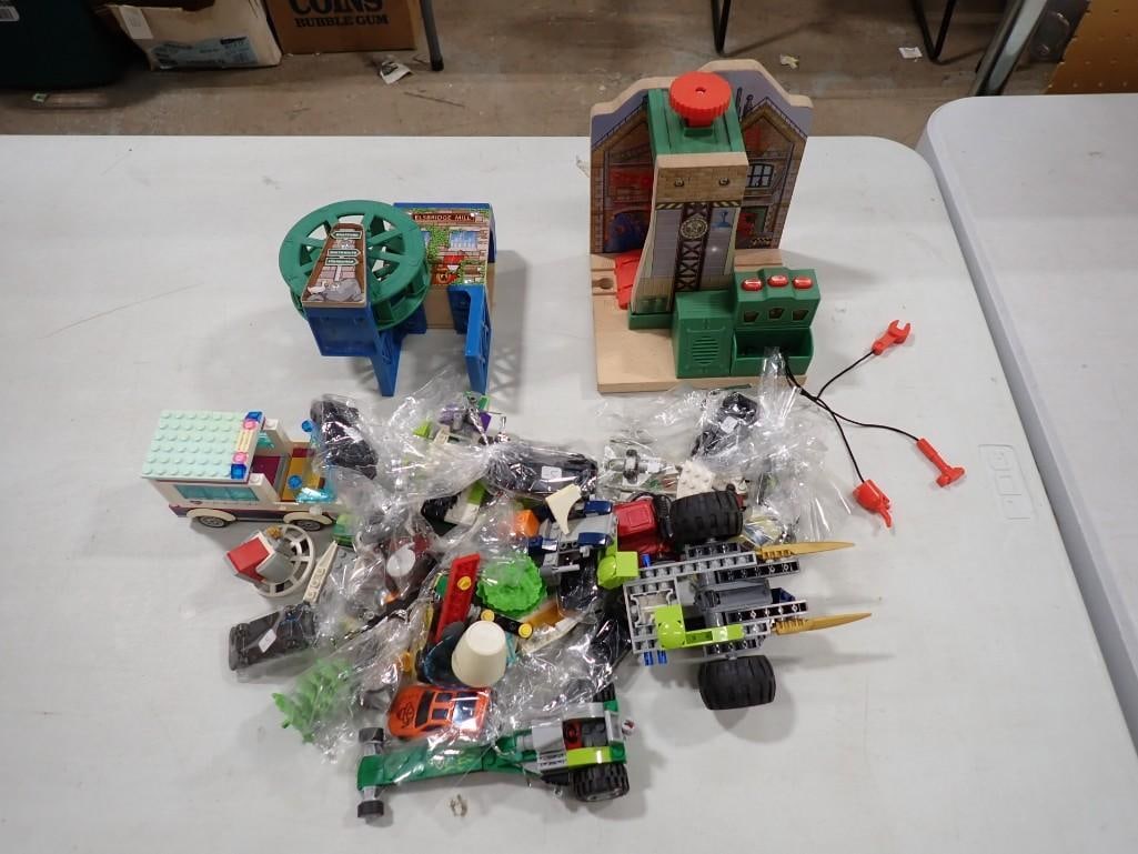 Toy Lot incl Legos, Cars, and Thomas the Train Wooden Bridges: Toy Lot incl Legos, Cars, and Thomas the Train Wooden Bridges All pictures are considered part of the description and should be examined carefully by bidders. Live Auctioneers is now offering Live Shi