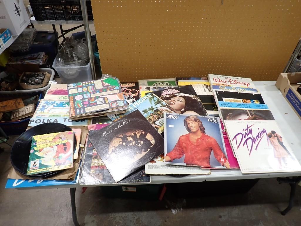 Lot of Vinyl Records incl Andy Gibb, Dirty Dancing, The Magical Music of Walt Disney, Etc (1 of 15)