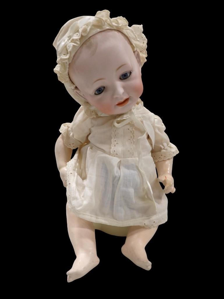Antique JD Kestner German Compo & Bisque Doll Marked JDK Made in Germany Approx 14" (1 of 12)