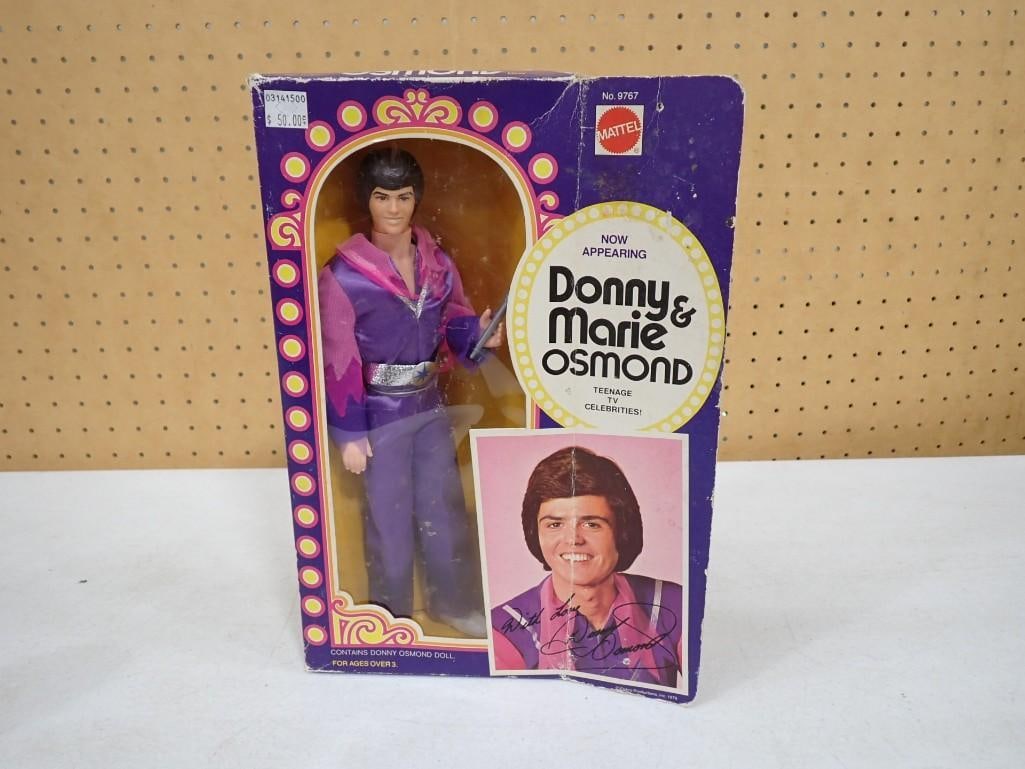 Vintage Mattel Donny Osmond Doll - New in Box: Vintage Mattel Donny Osmond Doll - New in Box All pictures are considered part of the description and should be examined carefully by bidders. Live Auctioneers is now offering Live Shipping through th