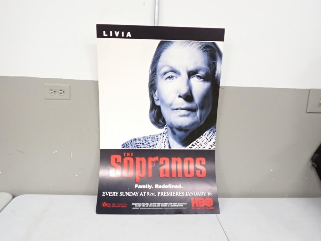 Sopranos Livia Soprano and Uncle Junior Promotional HBO Posters - Each Measures roughly 21x33": Sopranos Livia Soprano and Uncle Junior Promotional HBO Posters - Each Measures roughly 21x33" - See all pictures All pictures are considered part of the description and should be examined careful